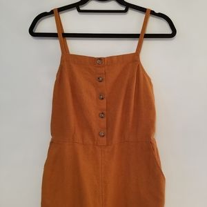 Old Navy burnt orange jumpsuit